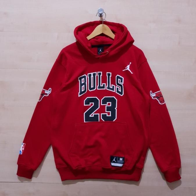 เสื้อแจ็กเก็ต Jordan Chicago Bulls มีฮู้ด สีแดง ราคาถูก