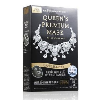 Queens Premium Mask ☆ Quality First ☆ Daily Pore Tightening Mask ควีนส์ พรีเมี่ยม มาส์ก กระชับรูขุมขน (1กล่อง/5แผ่น)