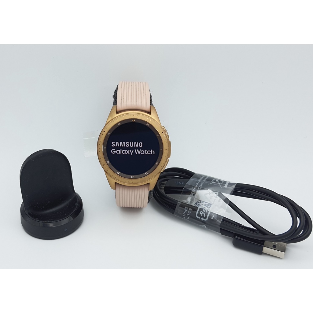 นาฬิกา SAMSUNG GALAXY WATCH SM-R815U 42 MM พร้อมแท่นชาร์จและสายชาร์จ (สภาพดี) #79
