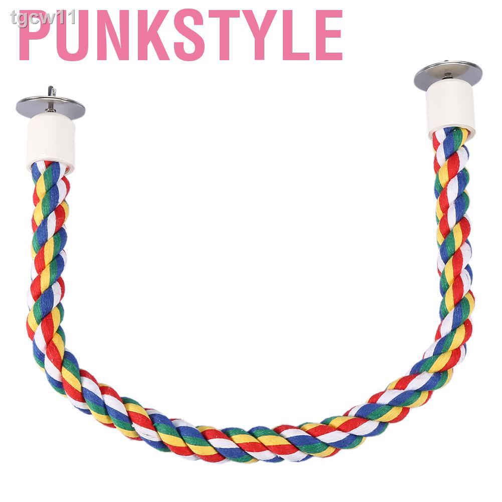 Pets Birds Parrot Rope Cockatiel Parakeet Cage Standing Perch Chewing ...