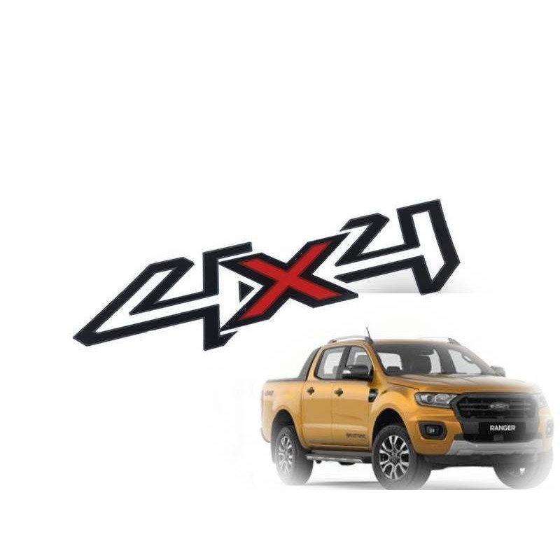 2X สติกเกอร์ติดรถ สติ๊กเกอร์ ติดรถยนต์ สติ๊กเกอร์ติดรถ สติกเกอร์แต่งรถ ฟอร์ด เรนเจอร์ FORD RANGER 4*
