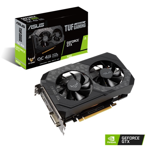 ASUS TUF Gaming GeForce® GTX 1650 OC Edition 4GB GDDR6