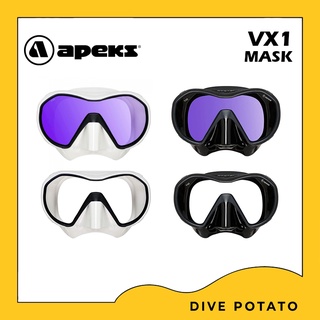 New Apeks VX1 Diving Mask หน้ากากดำน้ำเลนส์เดียวจากแบรนด์ Apeks