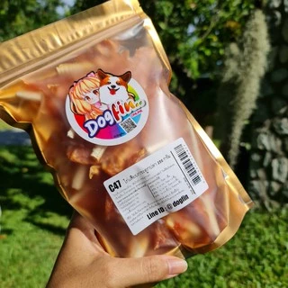 Dogfin (ด็อกฟิน) ไก่เสียบกระดูกปลา 250 กรัม สำหรับสุนัขเสริมแคลเซียม เพื่อกระดูกและฟันที่แข็งแรง