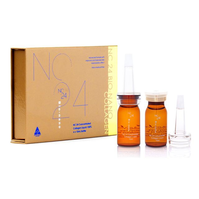 NC24 Bio-Nano Collagen Liquid 100% 1 กล่อง serum ขนาด 10ml (6 ขวด)