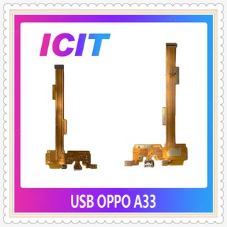 USB OPPO A33/Mirror5lite  อะไหล่สายแพรตูดชาร์จ แพรก้นชาร์จ Charging Connector Port Flex Cable（ได้1ชิ้นค่ะ) ICIT-Display