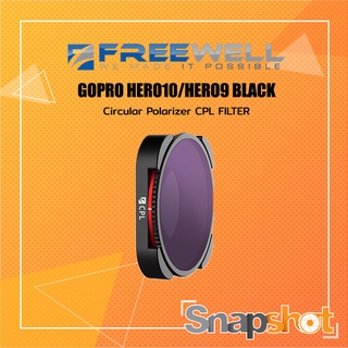 FREEWELL CPL Filter GOPRO HERO12/11/10/9 BLACK [ Circular Polarizer ] [ FW-H9B-CPL ] สินค้าประกันศูนย์ไทย