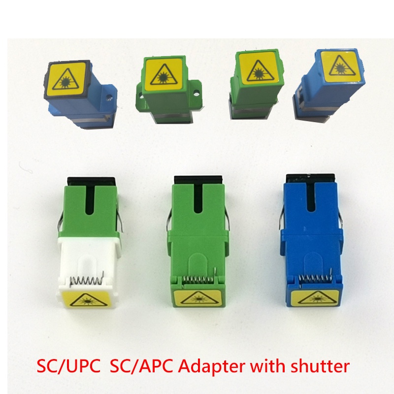 10pcs Free Shipping SC APC/UPC Optic Fiber Adapter Connector SC no ear Simplex Fiber Optic Adapter C