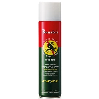 Eucalyptus Bosisto's นกแก้ว ยูคาลิปตัส ปรับอากาศ สเปรย์น้ำมัน ยูคาลิปตัส โบสิสโต ตรานกแก้ว75/300 ml.
