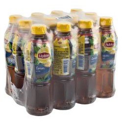 ส่งฟรี  LIPTON ลิปตัน รสเลมอน ชาดำพร้อมดื่ม ปริมาตรสุทธิ 350ml ยกแพ็ค 12ขวด BLACK TEA LEMON     ฟรีปลายทาง