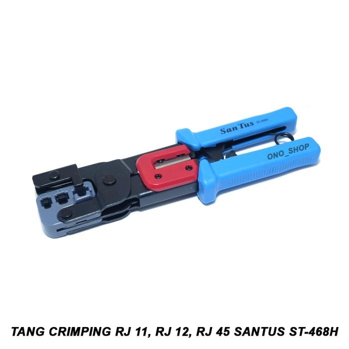 การจีบ | คีมย้ํา Rj 11, Rj 12, Rj 45 Santus St-468H