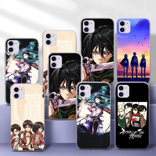 เคสนิ่ม ลาย Attack on Titan MIKASA 22OP สําหรับ Realme 3 Q 5 5i 5s 6 6i 7 Pro 7i C11 C12 C15