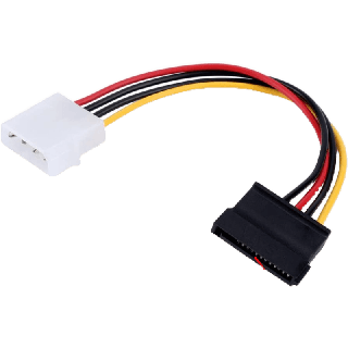 2x15 PIN SATA MALE TO 2 SATA SPLITTER FEMALE POWER CABLE / MOLEX 4 PIN TO SATA 15 PIN/MOLEX 4 PIN TO SATA 15 PINx2