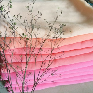 ผ้าพันชีฟองเนื้อทราย  ขนาด 1.70 × 65 ราคา 100 บาท