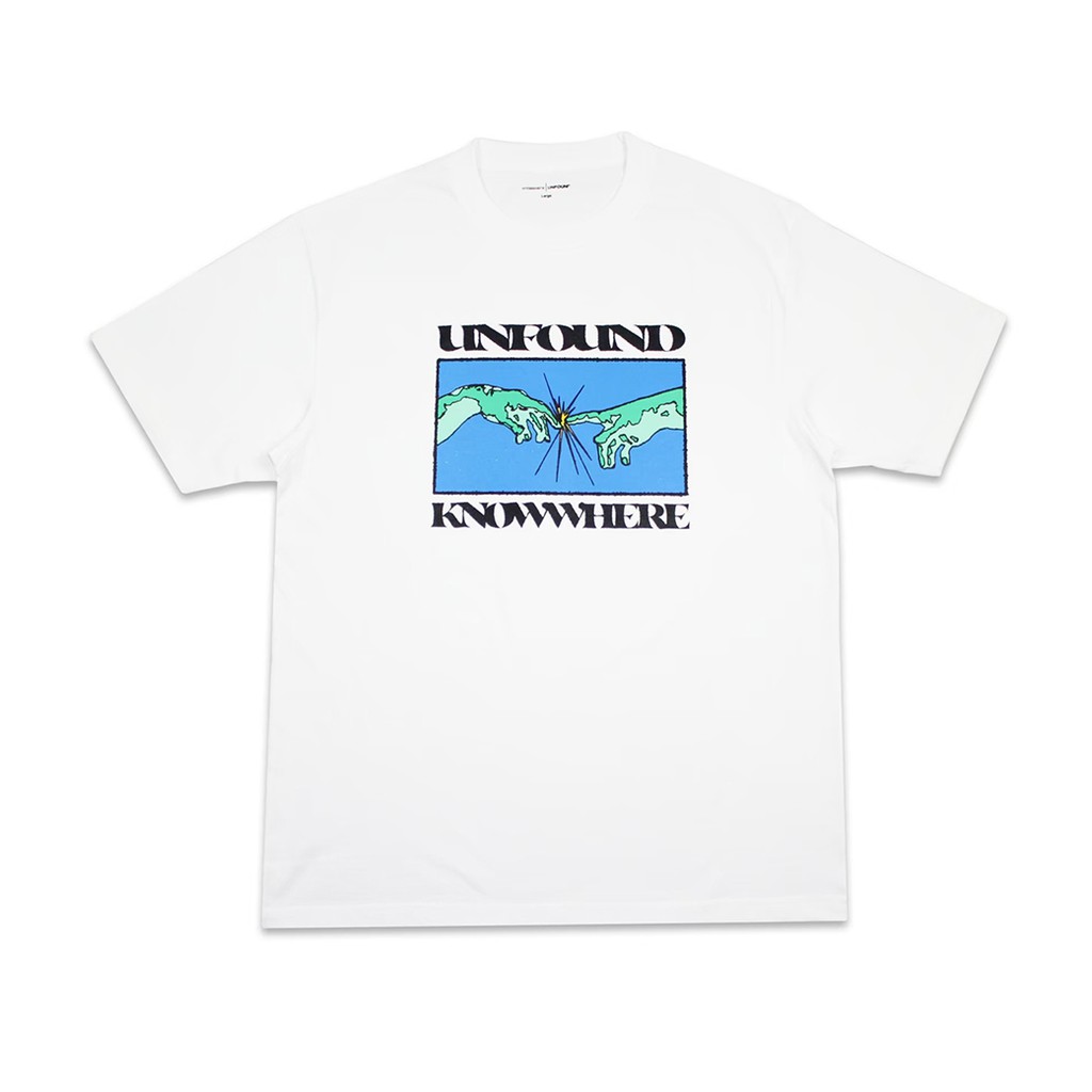 UNFOUND PROJECTS เสื้อยืด Unfound Projects x Knowwhere Studio Unity Tee White