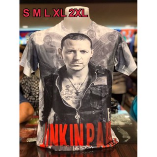 เสื้อวงร็อค✨Linkin Park.✨คอฟิต‼️ผ้าบาง‼️ทรงสวย‼️สกรีนแน่น‼️