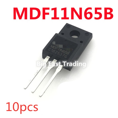 10PCS MDF11N65B เชื่อม TO-220F 650V 11A รับประกันคุณภาพ