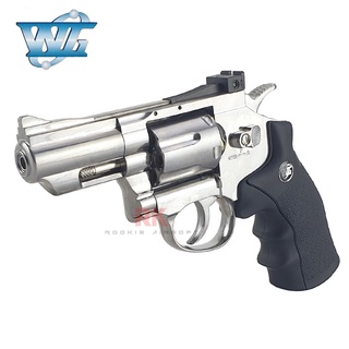 Win Gun 708 ลำกล้อง 2.5 นิ้ว สีเงิน Silver แถมฟรีอุปกรณ์พร้อมเล่น บี บี กัน