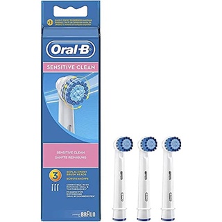 ORAL-B ออรัล-บี Sensitive Clean หัวแปรงสีฟันไฟฟ้าทดแทน 3 แพ็ค