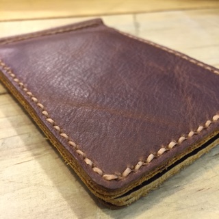 Money Clip - Brown Leather
