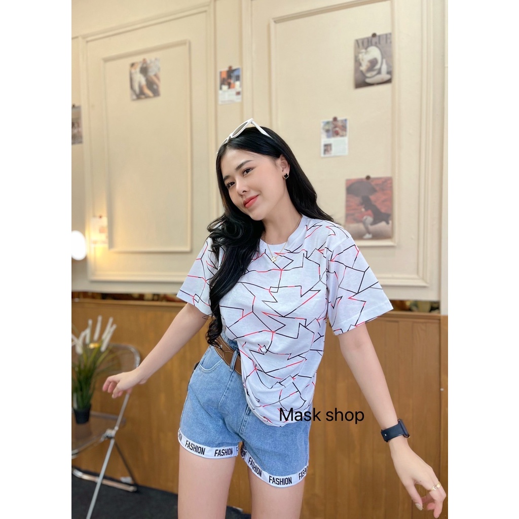 ว้าวๆๆเสื้อยืด สุดน่ารัก คิ้วๆเสื้อแฟชั่นผู้หญิง รูปที่ 3