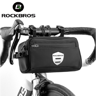 ROCKBROS กระเป๋าเก็บของ ติดแฮนด์บาร์รถจักรยาน ถอดออกได้ พร้อ…