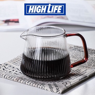 [พร้อมส่ง] High Life เหยือกกาแฟ เหยือกดริปกาแฟ ชุดดริปกาแฟ เหยือกแก้ว