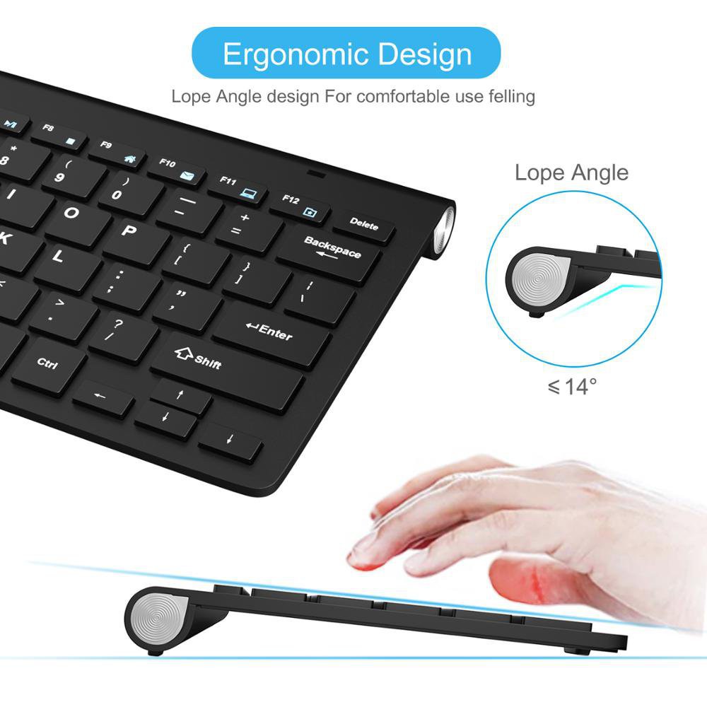 Wireless Keyboard And Mouse 2 4g Usb Mini Keyboard Mouse Combos Kit Ergonomic Keyboard With Mouse Set For Lato Comuter T ราคาท ด ท ส ด