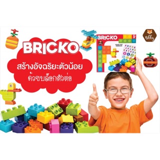 บล็อกตัวต่อ (Bricko) ตัวต่อช่วยสร้างจินตนาการ และการเรียนรู้ กระตุ้นกล้ามเนื้อมัดเล็ก Motor skill