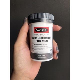 Swisse Ultiboost Hair Nutrition for Men 60 Tablets Exp.3/24