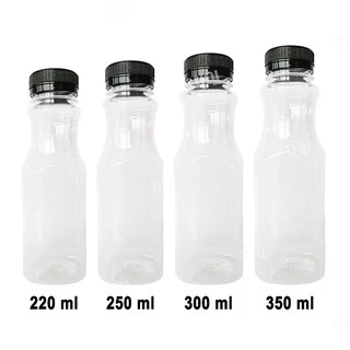 ขวดพลาสติก​ PET​ 350ml 150​ ขวด เลือกสีฝาได้
