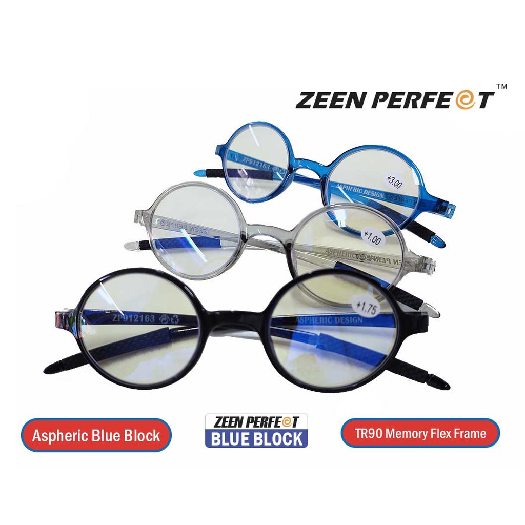 แว่นสายตายาวเลนส์ Blue Cut ZEEN PERFECT เลนส์ Aspherical design