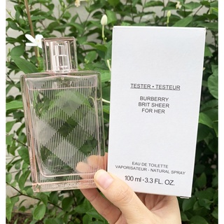 Burberry Brit Sheer For Her Eau De Toilette ขนาด 100 ml.กล่องขาว