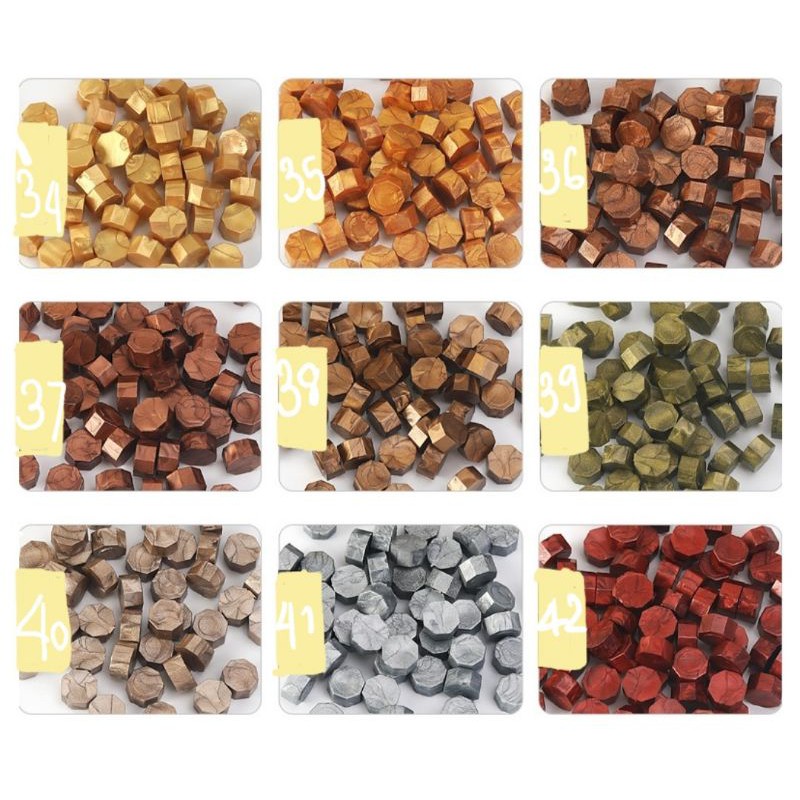 4/5 เม็ดครั่ง เม็ดขี้ผึ้ง สำหรับตราประทับครั่ง  (พร้อมส่งจากไทย) - รูปที่ 6