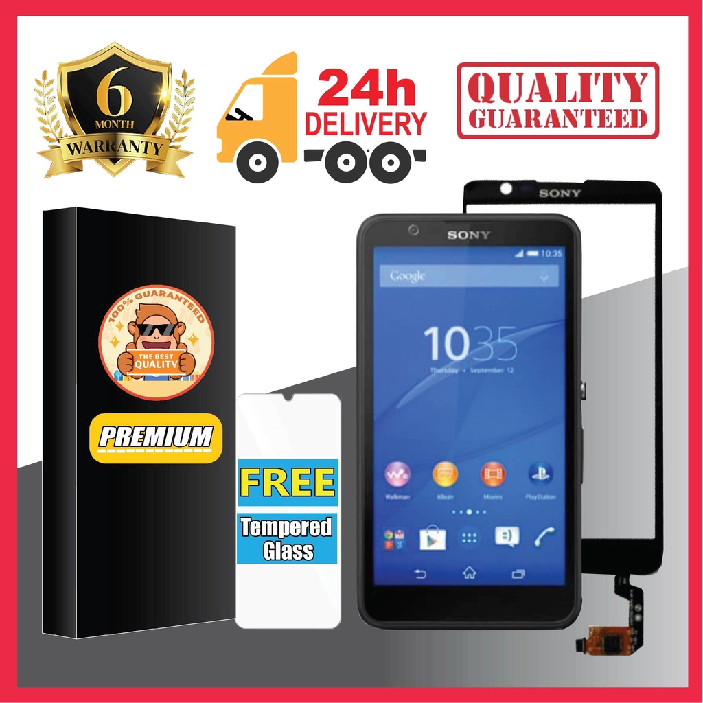 Xperia E Dual E4 Go LM M2 SP U C1605 C1905 C2105 C5303 D2303 E2105 ST25 ST27 Touch Pad หน้าจอ Digiti