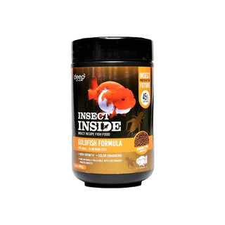 DEEP INSECT INSIDE เม็ดจมน้ำ 500 g. (อาหารปลาทองสูตรผสมโปรตีนจากแมลง โปรตีนสูง เร่งโต เร่งสี ไม่ทำให้น้ำขุ่น)