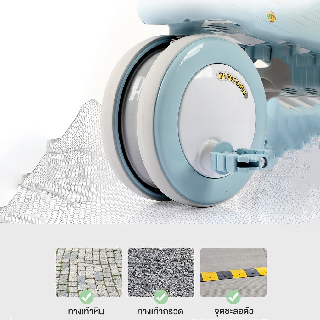 (ใส่ Code LST888 ลดเพิ่ม 50 ) จักรยานเด็ก 3 ล้อ เหมาะสำหรับเด็ก 1-3 ขวบ มีที่เข็น รุ่น FD-818 pvDt