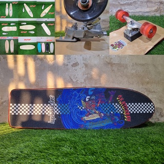 [0202][พร้อมส่ง]Custom Surf skate เลือกบอร์ดได้ ทรัค SM S7 setting สปริงอ่อน เบ้ากันคลาย คิงพินแต่ง รับประกันการใช้งาน