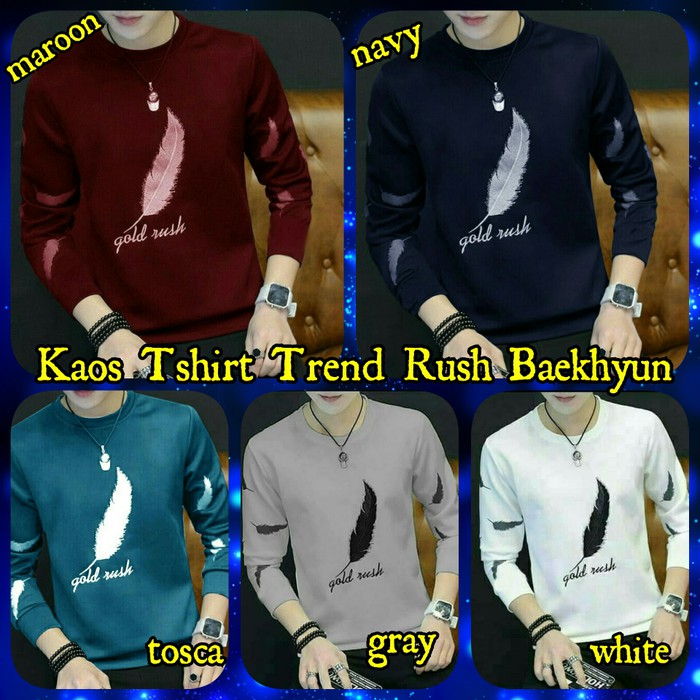 เสื้อยืดผู้ชาย Rush Baekhyun Trend