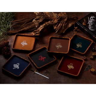 Basilisk Square Mini Tray | ถาดไม้ ถาดทอย ลูกเต๋า Dice DnD D&amp;D MTG RPG TRPG เกมกระดาน บอร์ดเกม Game Magic เมจิก