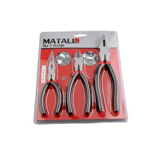 pliers 3EA/SET MATALL PLIER SET Hand tools Hardware hand tools คีม คีมชุด MATALL 3ชิ้น/ชุด เครื่องมือช่าง เครื่องมือช่าง