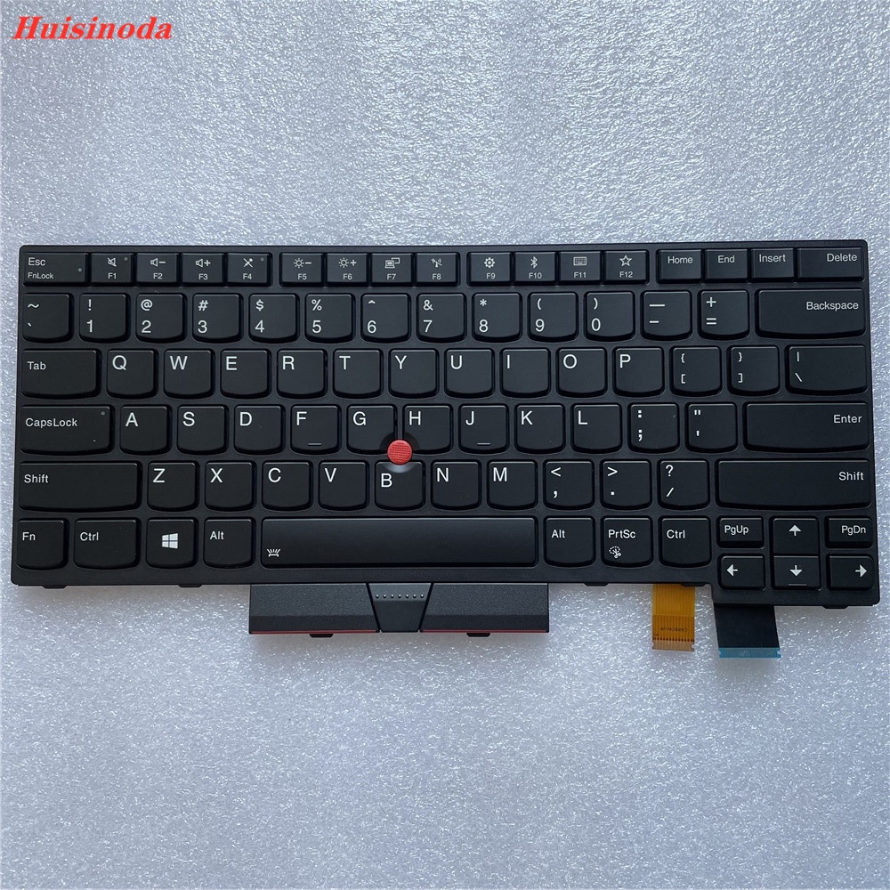 ใหม่ US แป้นพิมพ์ภาษาอังกฤษพร้อมแบ็คไลท์สําหรับ Lenovo ThinkPad T25 T480 A485 T470 A475 คีย์บอร์ด 01