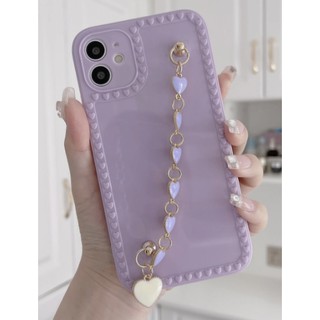 เคสโทรศัพท์สายคล้องมือหัวใจ♡︎!