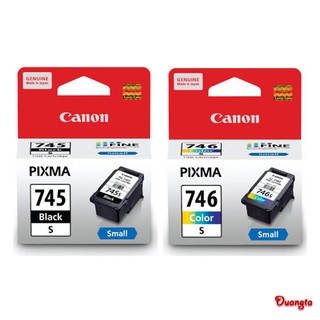 Canon PG-745 BK (S) + CL-746 C (S) Ink Cartridge ตลับหมึกเเท้