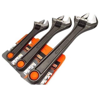 Bahco ประแจเลื่อนขนาด 6,8,10,12 นิ้ว รุ่น 8070-8071-8072-8073 - สีดำ ( Adjustable Wrench ) กุญแจเลื่อนของแท้