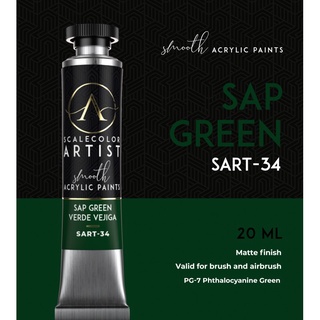 SAP GREEN สีโมเดลเกรดพรีเมี่ยม Scale 75