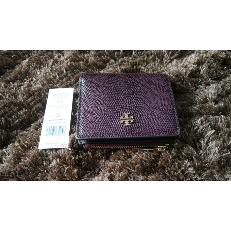 (New) กระเป๋าเงิน TORY BURCH แท้ 100% 2 พับ mini wallet + ใส่ coin