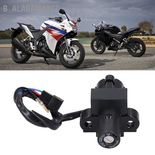 Alabama327 สวิตช์ล็อครถจักรยานยนต์ พร้อมกุญแจ สําหรับ Honda Cbr250 Cbr250Rr Mc17 Mc19 Mc22