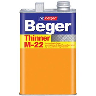 ทินเนอร์ BEGER-M22 1/4GL มีประสิทธิภาพด้านการยึดเกาะ