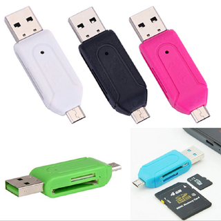 Otg เครื่องอ่านการ์ด TF การ์ดหน่วยความจํา OTG USB2.0 ความเร็วสูง สําหรับ Android IOS Tablet